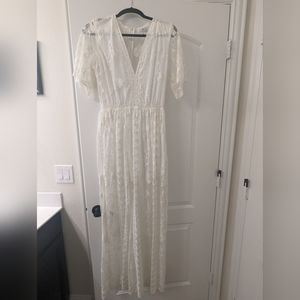 Nordstrom Socialite Lace Overlay Romper